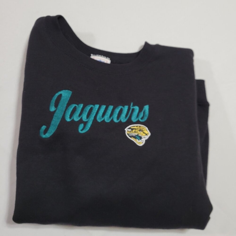 NFL For Her Jacksonville Jaguars XL Black sweatshirt NWT. Mixed Bin Z27